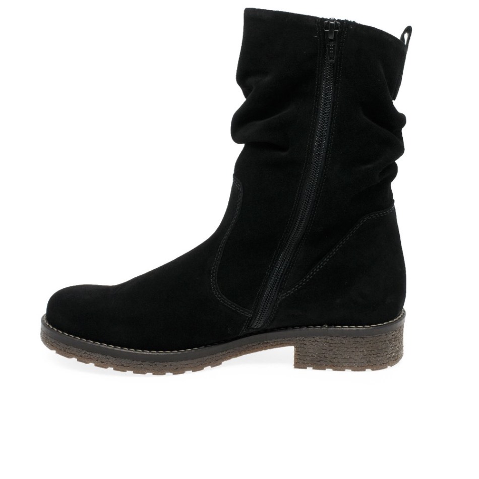 Gabor Daim Noir | Bottines Femme Mya Exclusives
